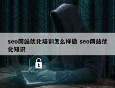 seo网站优化培训怎么样做 seo网站优化知识