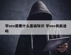 学seo需要什么基础知识 学seo有前途吗