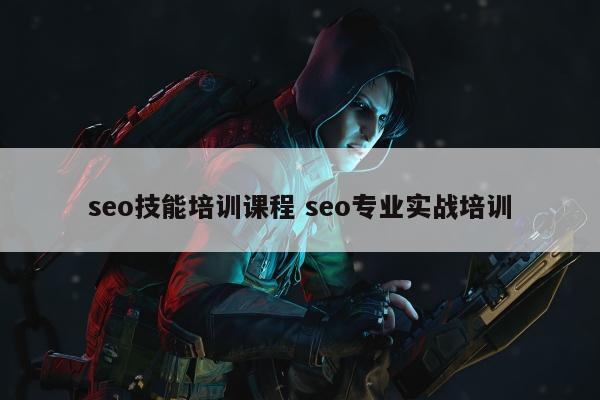 seo技能培训课程 seo专业实战培训