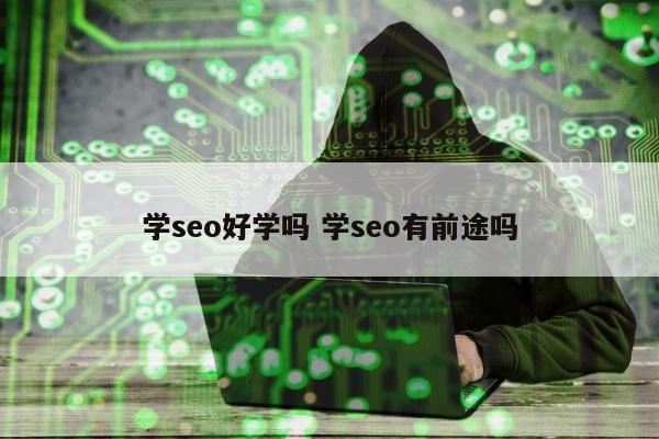 学seo好学吗 学seo有前途吗