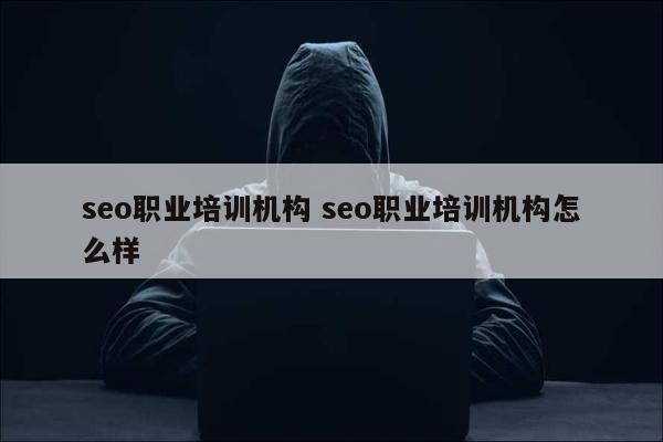 seo职业培训机构 seo职业培训机构怎么样