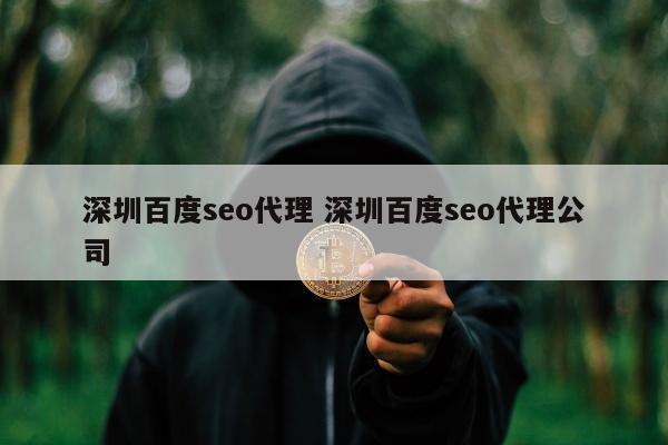 深圳百度seo代理 深圳百度seo代理公司