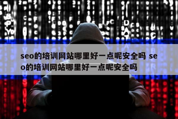 seo的培训网站哪里好一点呢安全吗 seo的培训网站哪里好一点呢安全吗