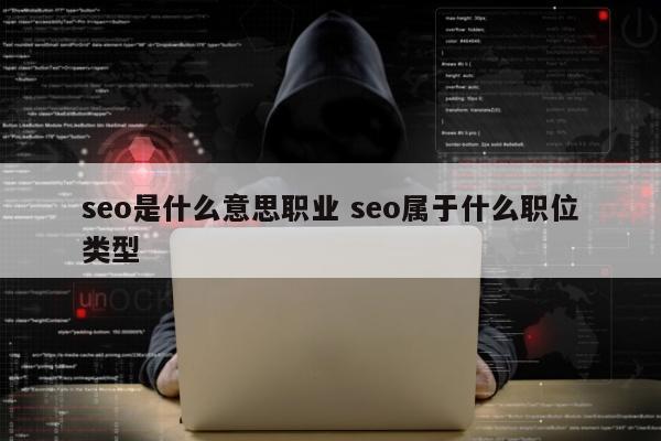 seo是什么意思职业 seo属于什么职位类型