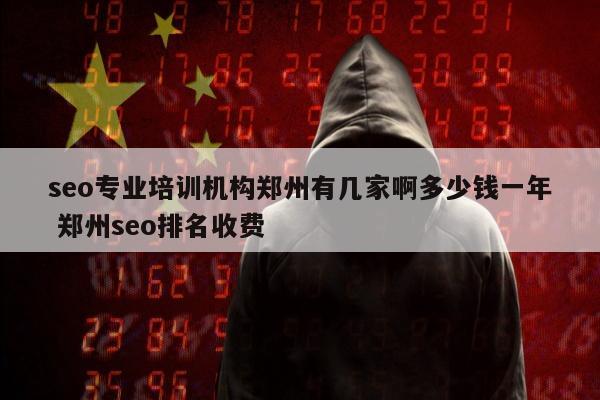 seo专业培训机构郑州有几家啊多少钱一年 郑州seo排名收费