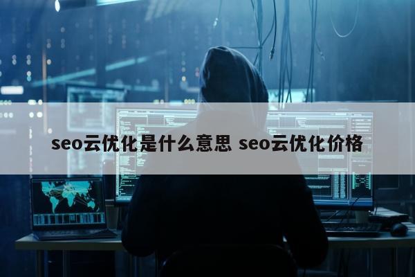 seo云优化是什么意思 seo云优化价格