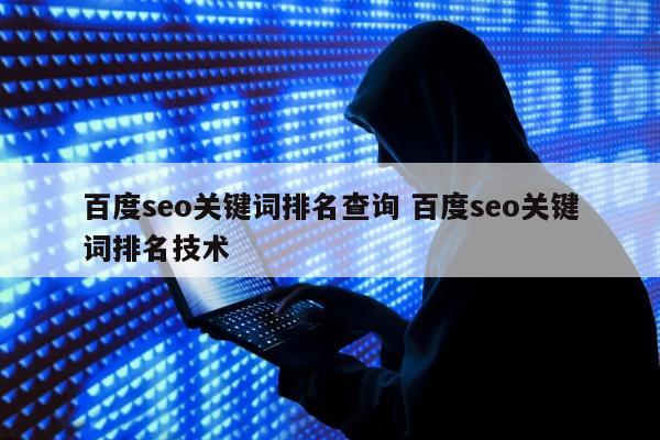 百度seo关键词排名查询 百度seo关键词排名技术