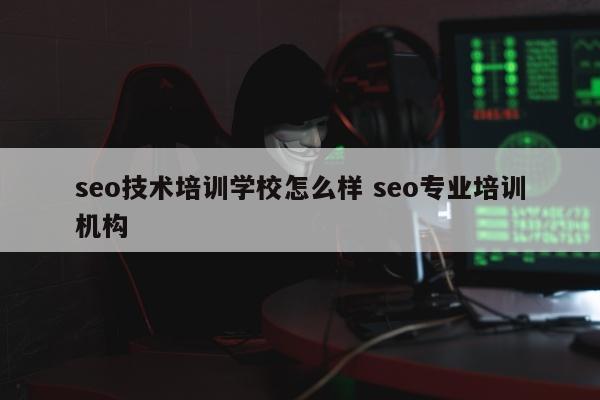 seo技术培训学校怎么样 seo专业培训机构