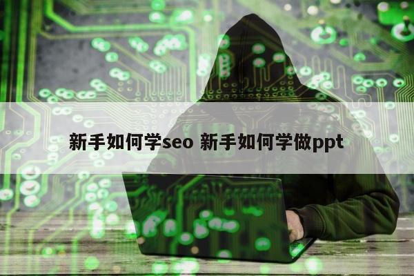 新手如何学seo 新手如何学做ppt