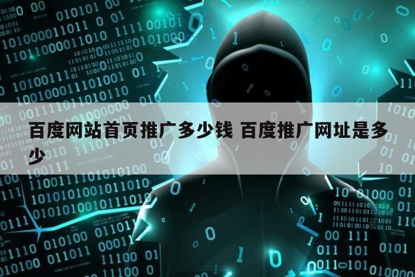 百度网站首页推广多少钱 百度推广网址是多少