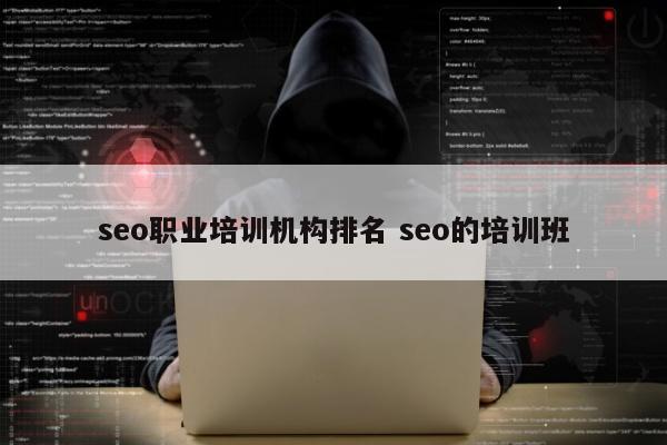 seo职业培训机构排名 seo的培训班