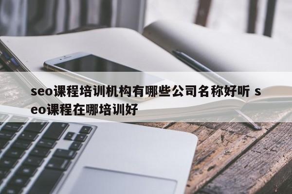 seo课程培训机构有哪些公司名称好听 seo课程在哪培训好