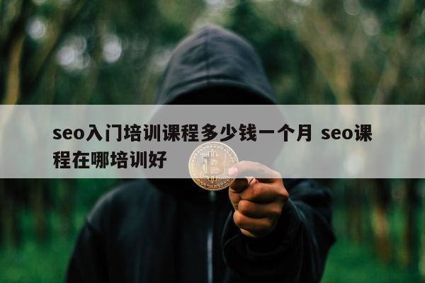 seo入门培训课程多少钱一个月 seo课程在哪培训好