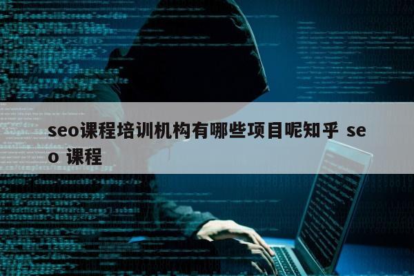 seo课程培训机构有哪些项目呢知乎 seo 课程