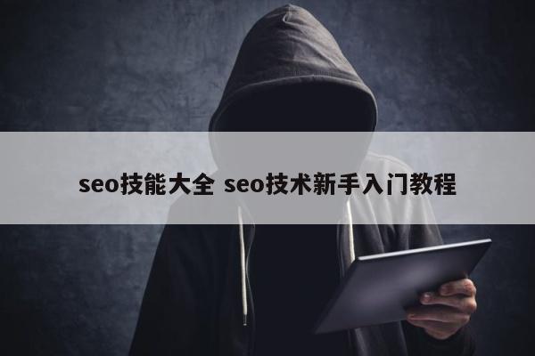 seo技能大全 seo技术新手入门教程