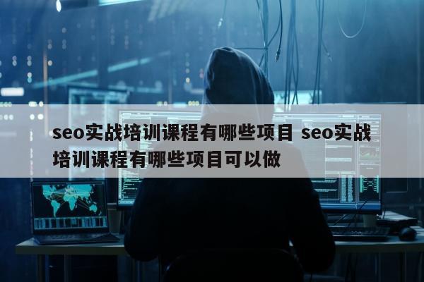 seo实战培训课程有哪些项目 seo实战培训课程有哪些项目可以做
