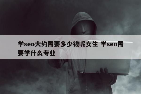 学seo大约需要多少钱呢女生 学seo需要学什么专业