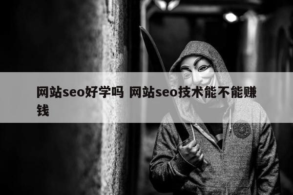 网站seo好学吗 网站seo技术能不能赚钱