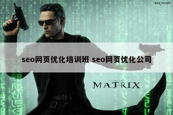 seo网页优化培训班 seo网页优化公司