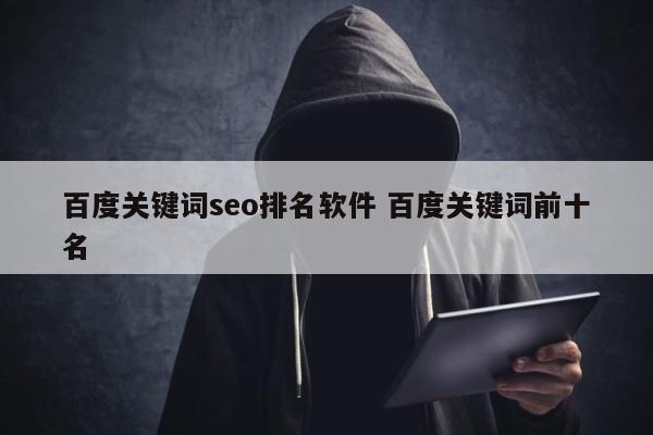 百度关键词seo排名软件 百度关键词前十名