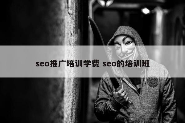 seo推广培训学费 seo的培训班