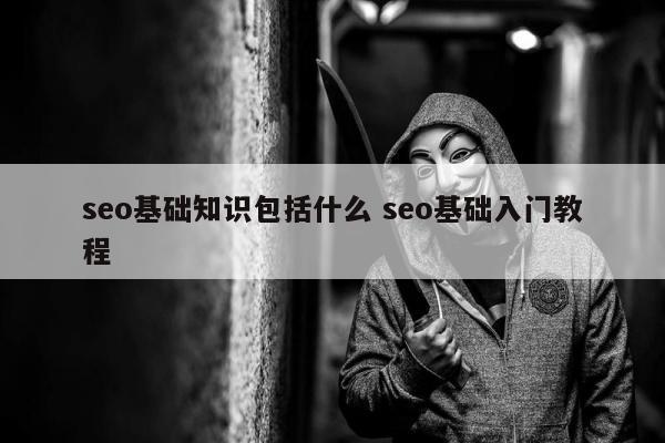 seo基础知识包括什么 seo基础入门教程