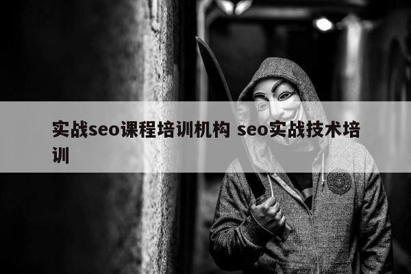 实战seo课程培训机构 seo实战技术培训