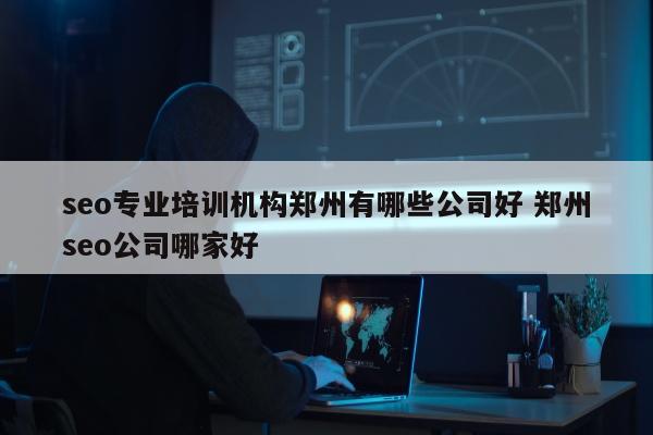 seo专业培训机构郑州有哪些公司好 郑州seo公司哪家好