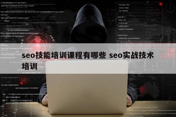 seo技能培训课程有哪些 seo实战技术培训