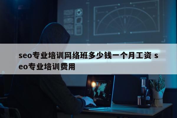 seo专业培训网络班多少钱一个月工资 seo专业培训费用