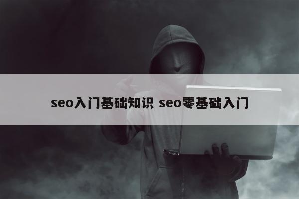 seo入门基础知识 seo零基础入门
