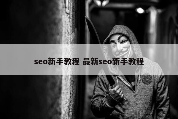 seo新手教程 最新seo新手教程