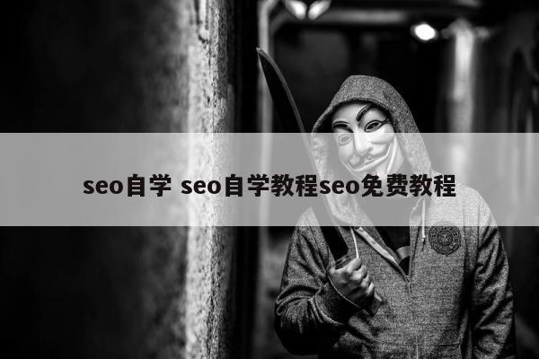 seo自学 seo自学教程seo免费教程